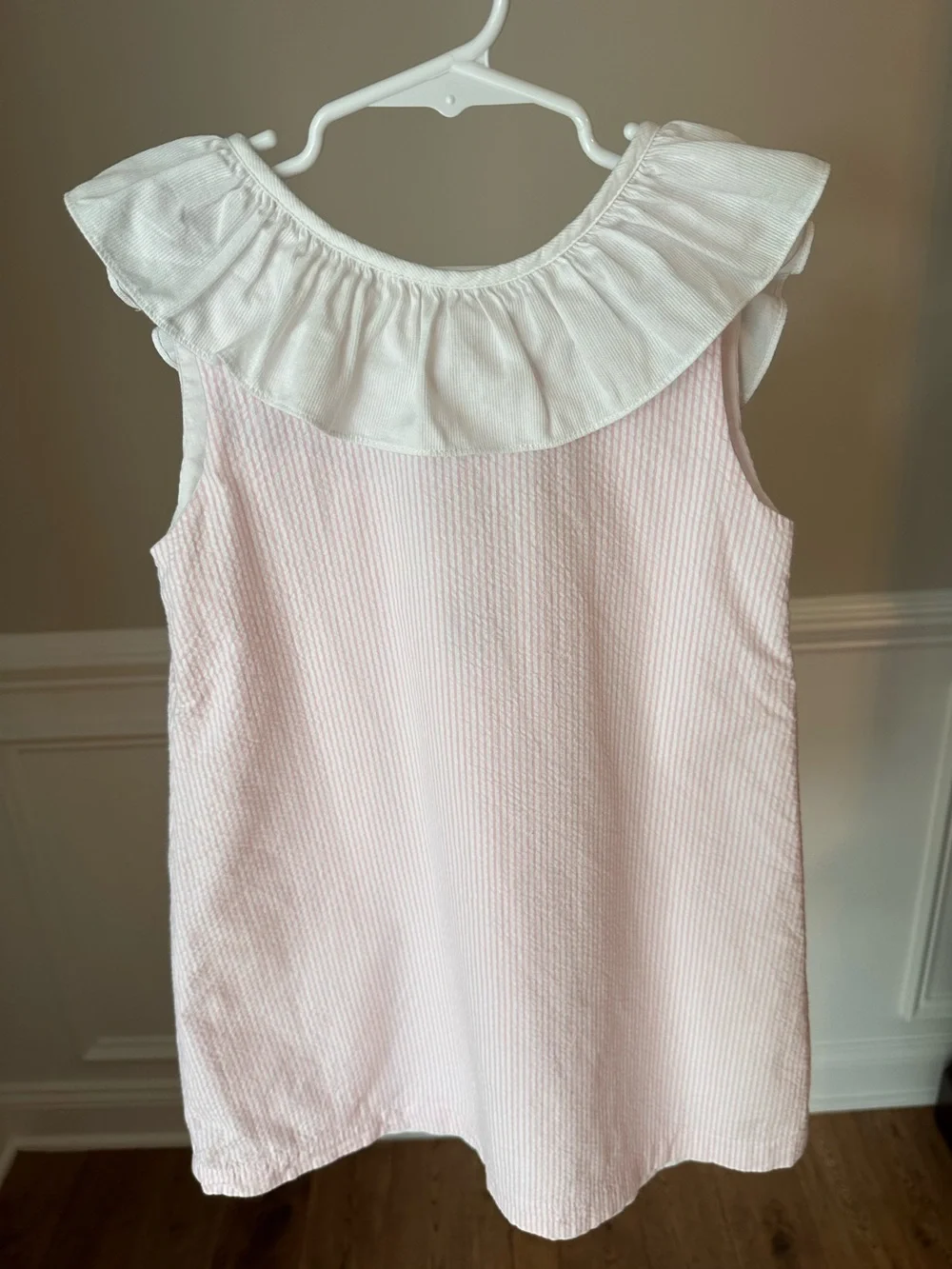 The Oaks Apparel Co. seersucker ruffle